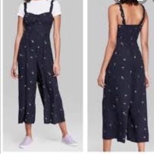 Wild Fable Women's black floral Jumpsuit